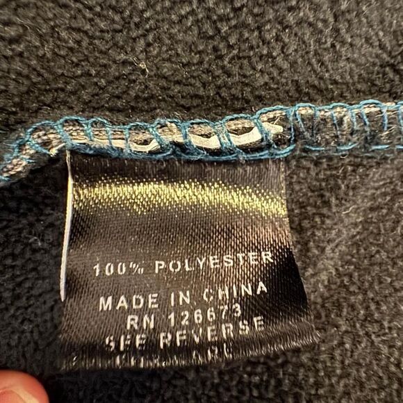 NFL Team Apparel Philadelphia Eagles quarter zip knit hoodie with zip pocket L - Picture 4 of 5